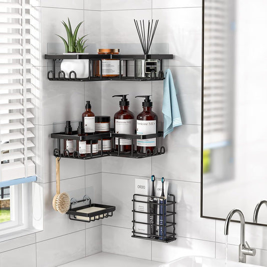 Kit Premium Organizador De Ducha 3 En 1