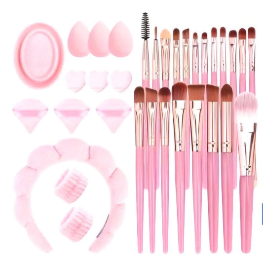 Set De 33 Brochas De Maquillaje.