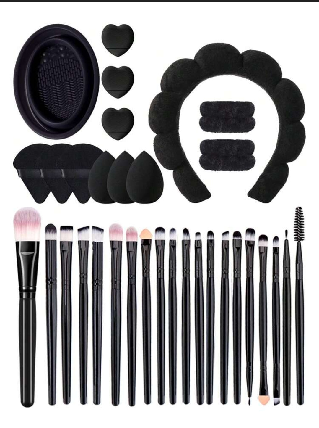 Set De 33 Brochas De Maquillaje.